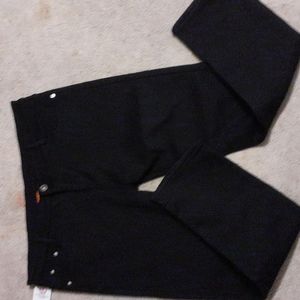 Mens stretch jeans felt lined size 38x34